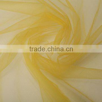 yellow color small size hole tulle roll for tutu