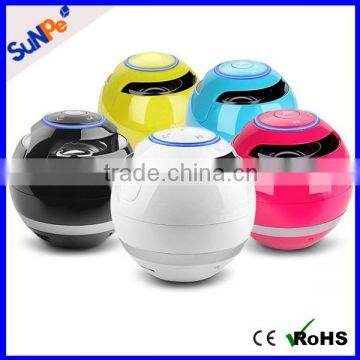 Hot New Products for 2016 Music Player Power Amplifier Ball Shape LED Mini Bluetooth Speaker With FM Radio photo-6
