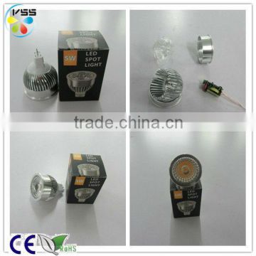 5W MR16 warm white COB LED spotlight