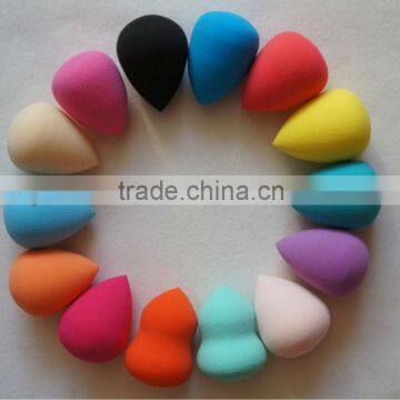 Latex free egg shape colorful makeup sponge