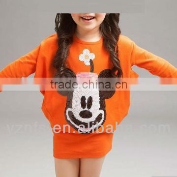 2013 new designer fashion children girls korean dress coat