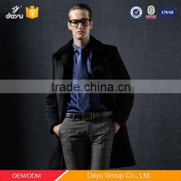 Men's Elegant New Style Men Coat 2016 Fashion Long Sleeve Classic Cashmere Wool Coat photo-2