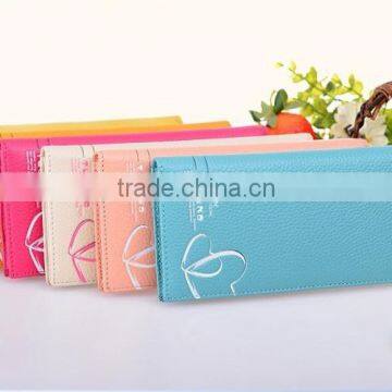 colorful leather woman fashion wallets