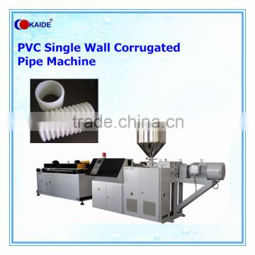 PVC corrugated pipe making machine