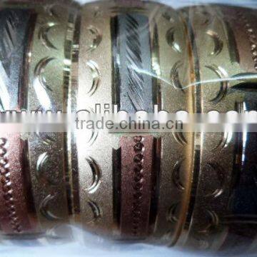 Ladies 3 tone bangle bracelet