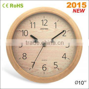 10 inch new design beech wood korean clocks (10W50NA-145)