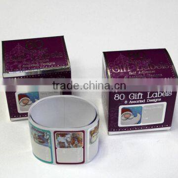 Promotional gift sticker