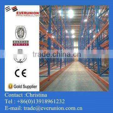 Q235b steel narrow aisle rack for storage