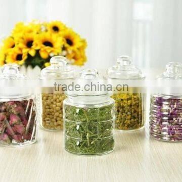 glass candy storage jar for sale
