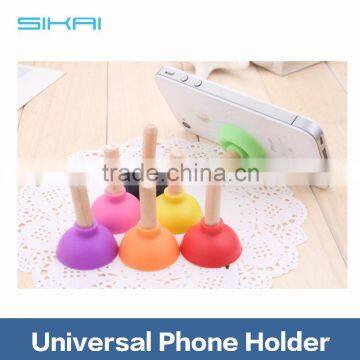 For Universal Mobile Phone Accessories Toilet Sucker Brush Shaped Phone Holder Suit For Young People photo-3