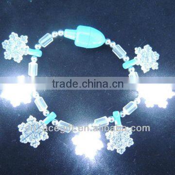 flashing bracelet,light up snowflake decorations