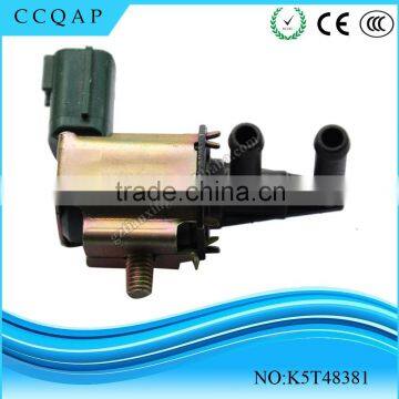 OEM# K5T48381 High temperature electric car parts purge control 12v fuel solenoid valve