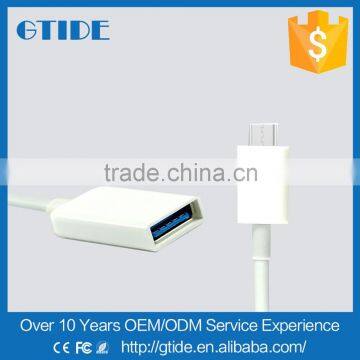 New Design USB C Type Connector OTG Data Cable,USB 3.1 Type C Type-C to USB Female Adapter Cable(15mm/customized Lengh) photo-3