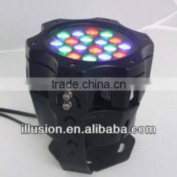 Outdoor IP65 Round flood light/wall washer 18*2w RGB 100-240vAC