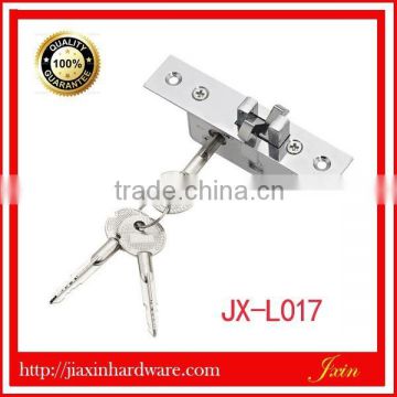 Hight quality cross key double hook deadbolt sliding door lock