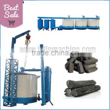 Gas flow carbonization furnace/charcoal making carbonizer machine THL1