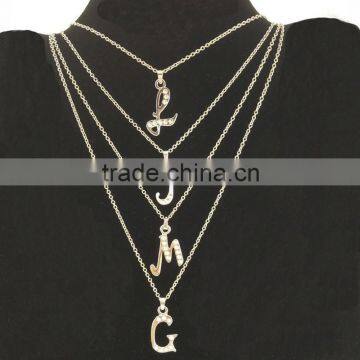 2016 Fashion Alphabet Charms Necklace, A-Z Alphabet Charms In Fashion Trends photo-5