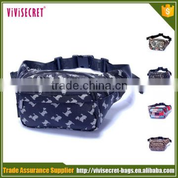 Guangzhou promotional designer nylon waterproof sport men running waist bag