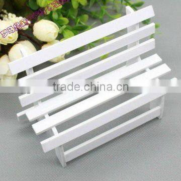 white acrylic outdoor bench for performance props