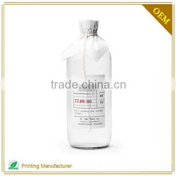 Wholesale High Quality Adhesive Medical Bottle Label For Madicine