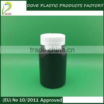 225ml black bottle 225ml black plastic container with lid food container with lid