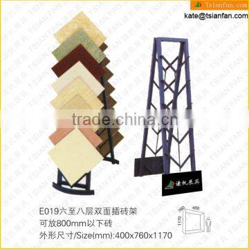 E020--Space-saving porcelain tile display stand