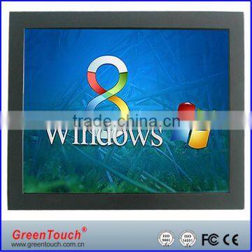 GreenTouch 17 inch Open Frame industrial LCD Monitor, vandal/dust/water-proof Touch Open Frame Monitor