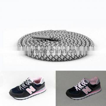 Fashion Shoelace 4mm Reflective Laces With Plastic Shoe Lace Tips photo-6