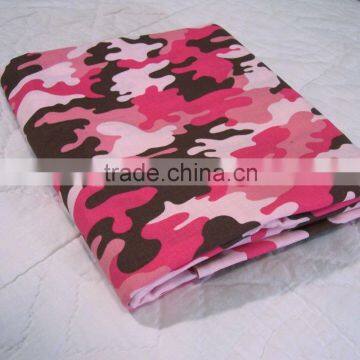 camouflage plain fabric, pink camouflage tc fabric, T/C 65/35, 45s*45s 110*76 100gsm, poplin camouflage fabric