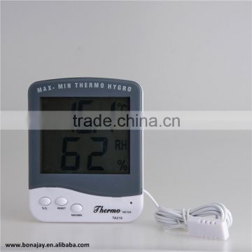 Indoor/outdoor digital thermometer Max-Min thermo hygro 0~+50C