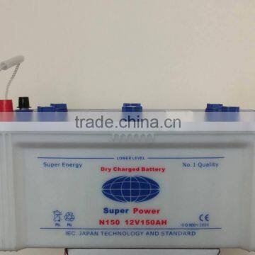 DRY CHARGE BIG TRUCK BATTERY (N150 12V150AH)