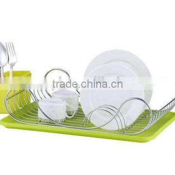 Metal Dish Rack with Fashionable Design