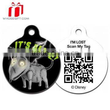 2015 Metal Alloy Pet Id Tags With Qr Code