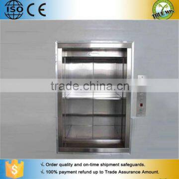 Hotel electric food elevator dumbwaiter /kitchen food elevator