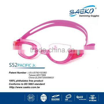 Pacific Junior - Non-toxic Gasket Seal Anti-Glare Open Water Junior Kids Children Swimming Goggles photo-5