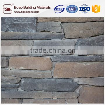 Fine workmanship artificial surface stone facade wall with cheap paving price