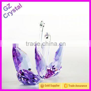 Purple Crystal Swan For Wedding Souvenirs Gifts Wedding Favors GZ-G-019