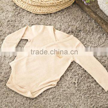 100% GOTS organic cotton baby rompers Baby climb clothes nursing belly