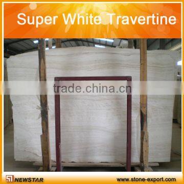 Cutting Super White Travertine Tile