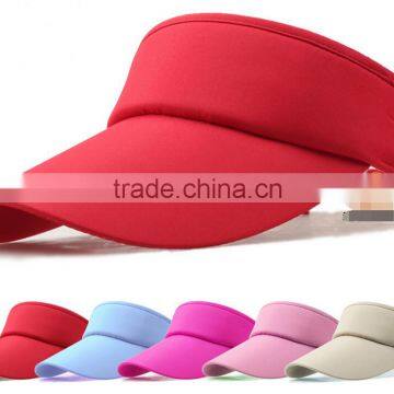 embroidered sports visor/sun visor cap/hat