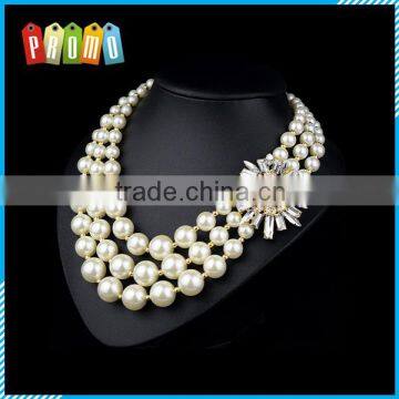 Promotional Europe and America Fashion Strand Pearl Necklace