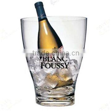 Clear Acrylic Champagne Cooler, Plastic Wine Ice Bucket, Wine Chiller photo-3