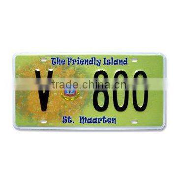 St.maarten license plate JS2009