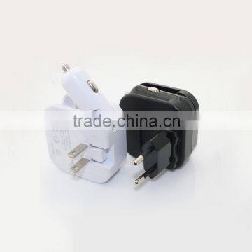 Top quality Euro Plug AC Wall Charger to DC Car Cigarette Adapter Converter
