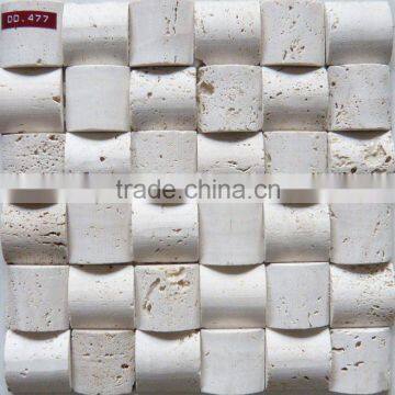 3d travertine mosaic tile