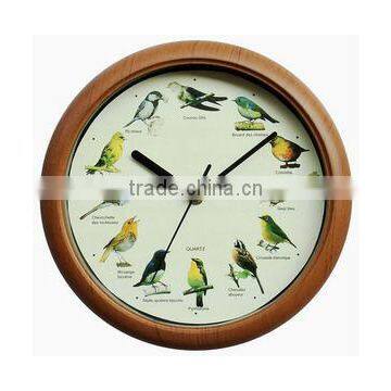 bird song clock, wall clock