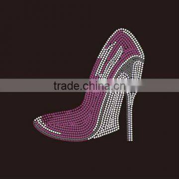 Woman High-heeled Shoes iron on rhinestone transfers