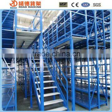 Steel warehouse multi-level mezzanine flooring