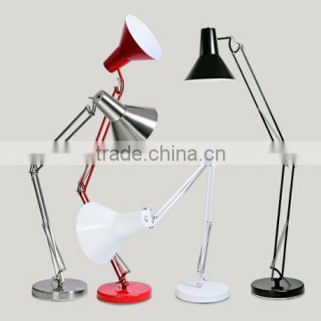 Multicolor Home Decorative Elegant Standing Light Metal Adjustable Folding Flexible Floor Lamp