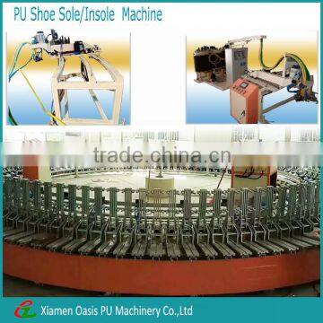 Full automatic 120 stations rotary shoe sole/insole making machine